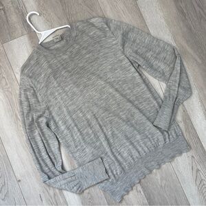 Eleventy Wool Sweater crewneck mens Gray medium minimalist classic quiet luxury